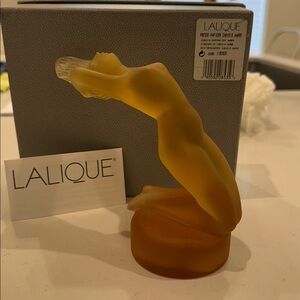Lalique Chrysis Amber Sculpture